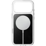 Nomad iPhone 17 Pro Max/iPhone 18 Pro Max Skal Clear Leather Case Svart