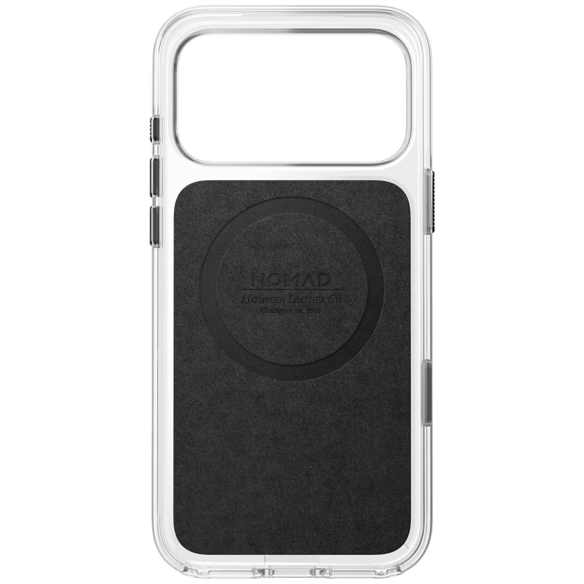 Nomad iPhone 17 Pro Max/iPhone 18 Pro Max Skal Clear Leather Case Rustic Brown