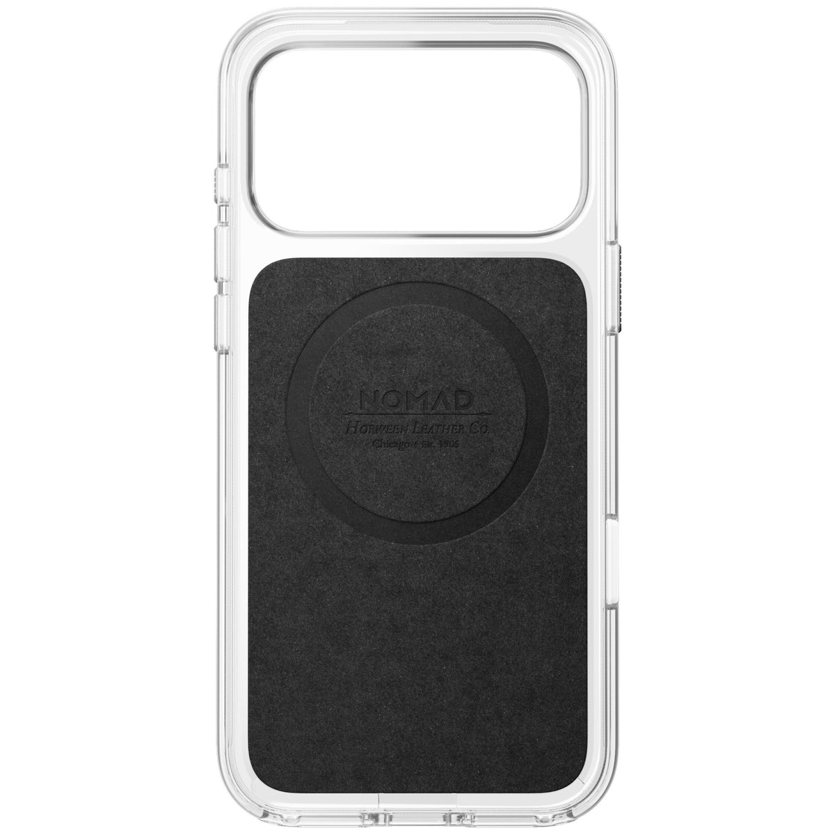 Nomad iPhone 17 Pro Max/iPhone 18 Pro Max Skal Clear Leather Case Saddle