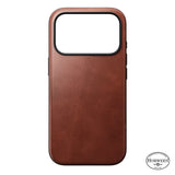 Nomad iPhone 17 Pro/iPhone 18 Pro Skal Modern Leather Case Horween Olde Dublin