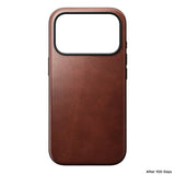 Nomad iPhone 17 Pro/iPhone 18 Pro Skal Modern Leather Case Horween Olde Dublin