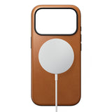 Nomad iPhone 17 Pro/iPhone 18 Pro Skal Modern Leather Case Horween Saddle