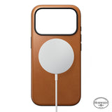Nomad iPhone 17 Pro/iPhone 18 Pro Skal Modern Leather Case Horween Saddle