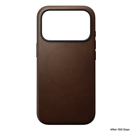 Nomad iPhone 17 Pro/iPhone 18 Pro Skal Modern Leather Case Brun