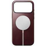 Nomad iPhone 17 Pro Max/iPhone 18 Pro Max Skal Modern Leather Case Horween Burgundy