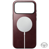 Nomad iPhone 17 Pro Max/iPhone 18 Pro Max Skal Modern Leather Case Horween Burgundy