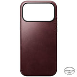 Nomad iPhone 17 Pro Max/iPhone 18 Pro Max Skal Modern Leather Case Horween Burgundy