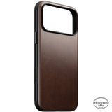 Nomad iPhone 17 Pro Max/iPhone 18 Pro Max Skal Modern Leather Case Horween Rustic Brown