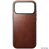 Nomad iPhone 17 Pro Max/iPhone 18 Pro Max Skal Modern Leather Case Horween Olde Dublin