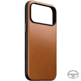 Nomad iPhone 17 Pro Max/iPhone 18 Pro Max Skal Modern Leather Case Horween Saddle