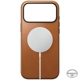 Nomad iPhone 17 Pro Max/iPhone 18 Pro Max Skal Modern Leather Case Horween Saddle