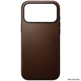 Nomad iPhone 17 Pro Max/iPhone 18 Pro Max Skal Modern Leather Case Brun
