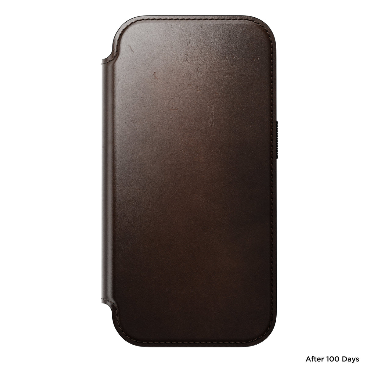 Nomad iPhone 17 Pro/iPhone 18 Pro Fodral Modern Leather Folio Horween Rustic Brown