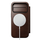 Nomad iPhone 17 Pro/iPhone 18 Pro Fodral Modern Leather Folio Horween Rustic Brown
