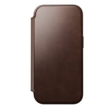 Nomad iPhone 17 Pro/iPhone 18 Pro Fodral Modern Leather Folio Horween Rustic Brown