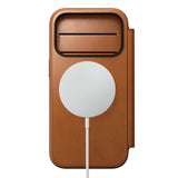 Nomad iPhone 17 Pro/iPhone 18 Pro Fodral Modern Leather Folio Horween Saddle