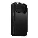 Nomad iPhone 17 Pro/iPhone 18 Pro Fodral Modern Leather Folio Svart