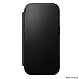 Nomad iPhone 17 Pro/iPhone 18 Pro Fodral Modern Leather Folio Svart