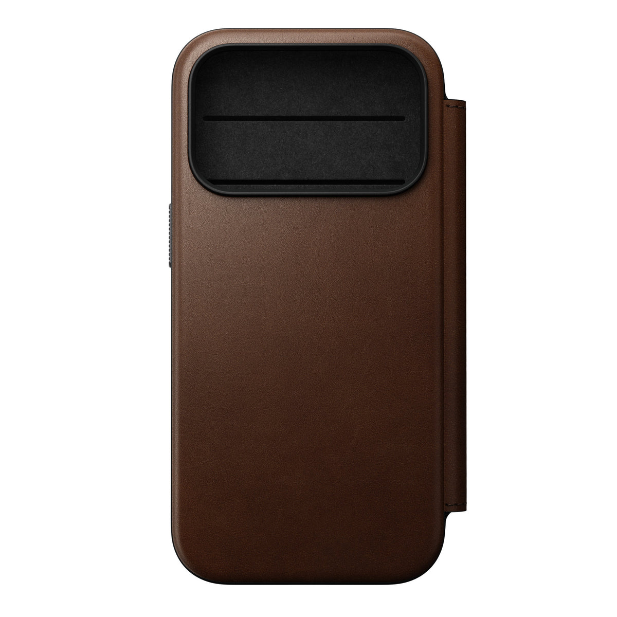 Nomad iPhone 17 Pro/iPhone 18 Pro Fodral Modern Leather Folio Brun