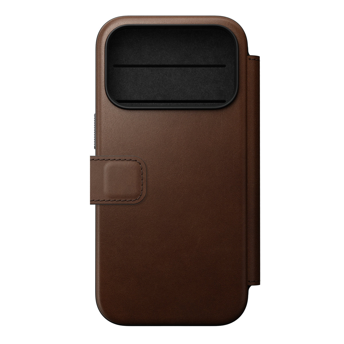 Nomad iPhone 17 Pro/iPhone 18 Pro Fodral Modern Leather Folio Brun