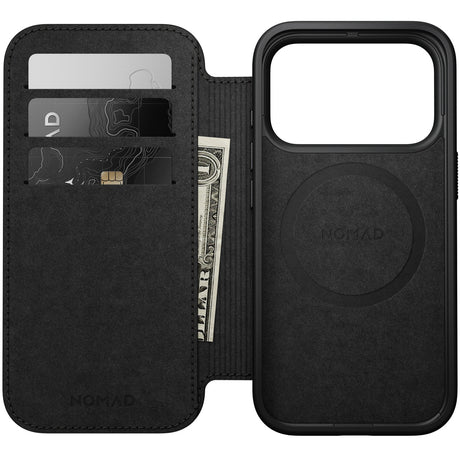 Nomad iPhone 17 Pro/iPhone 18 Pro Fodral Modern Leather Folio Brun