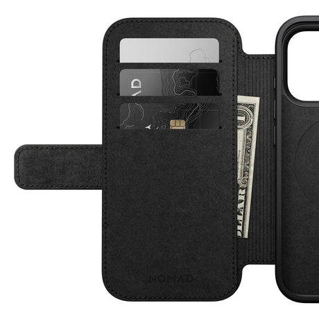 Nomad iPhone 17 Pro/iPhone 18 Pro Fodral Modern Leather Folio Brun