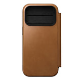 Nomad iPhone 17 Pro/iPhone 18 Pro Fodral Modern Leather Folio English Tan