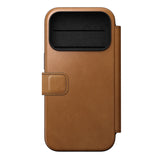 Nomad iPhone 17 Pro/iPhone 18 Pro Fodral Modern Leather Folio English Tan
