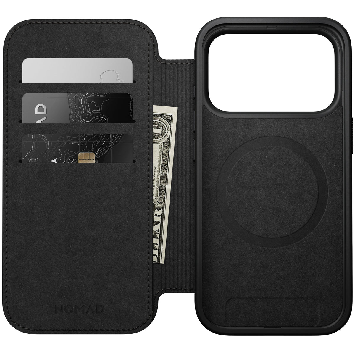Nomad iPhone 17 Pro/iPhone 18 Pro Fodral Modern Leather Folio English Tan
