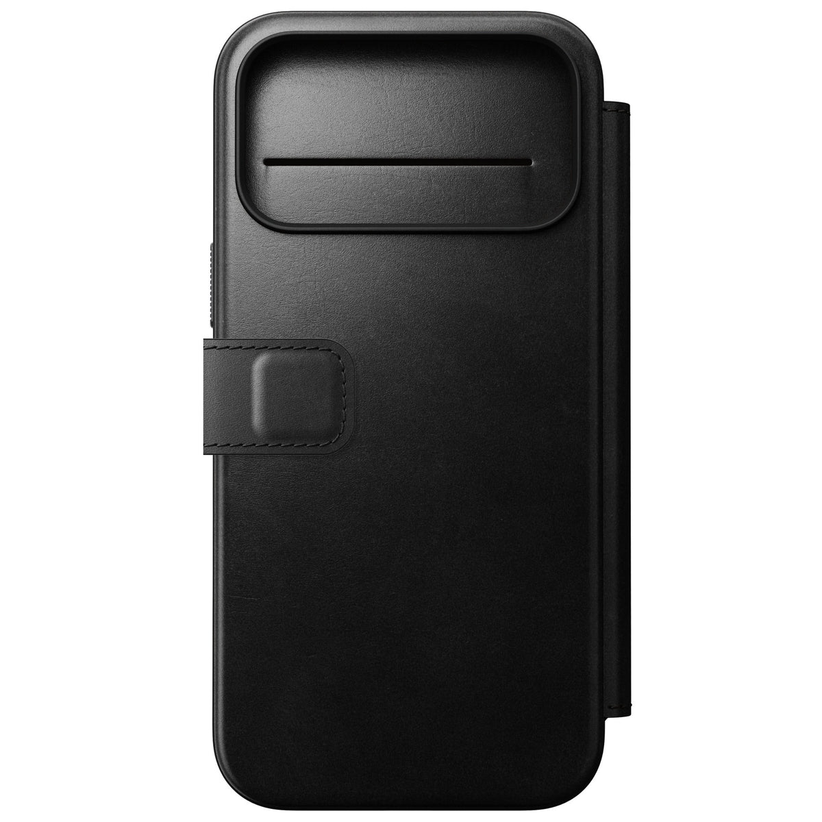 Nomad iPhone 17 Pro Max/iPhone 18 Pro Max Fodral Modern Leather Folio Horween Svart