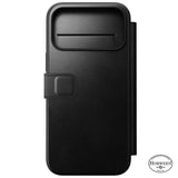 Nomad iPhone 17 Pro Max/iPhone 18 Pro Max Fodral Modern Leather Folio Horween Svart
