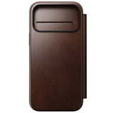 Nomad iPhone 17 Pro Max/iPhone 18 Pro Max Fodral Modern Leather Folio Horween Rustic Brown