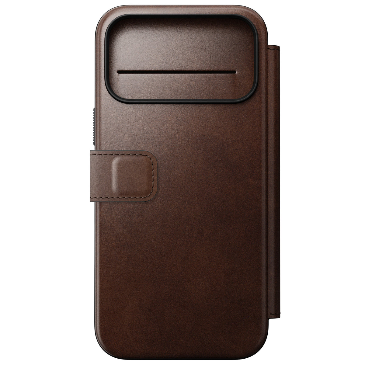 Nomad iPhone 17 Pro Max/iPhone 18 Pro Max Fodral Modern Leather Folio Horween Rustic Brown