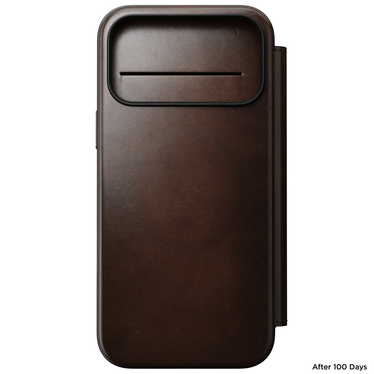 Nomad iPhone 17 Pro Max/iPhone 18 Pro Max Fodral Modern Leather Folio Horween Rustic Brown