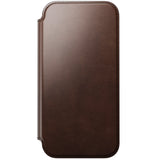 Nomad iPhone 17 Pro Max/iPhone 18 Pro Max Fodral Modern Leather Folio Horween Rustic Brown