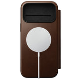 Nomad iPhone 17 Pro Max/iPhone 18 Pro Max Fodral Modern Leather Folio Brun