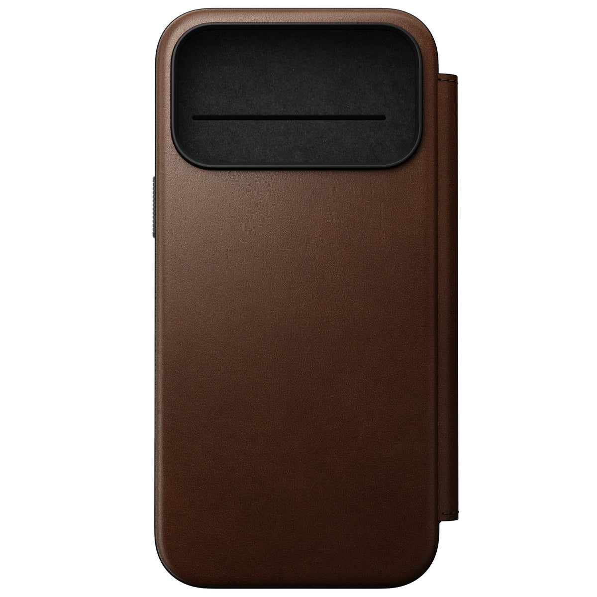 Nomad iPhone 17 Pro Max/iPhone 18 Pro Max Fodral Modern Leather Folio Brun