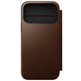 Nomad iPhone 17 Pro Max/iPhone 18 Pro Max Fodral Modern Leather Folio Brun