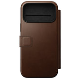 Nomad iPhone 17 Pro Max/iPhone 18 Pro Max Fodral Modern Leather Folio Brun