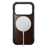 Nomad iPhone 17 Pro/iPhone 18 Pro Skal Rugged Leather Case Rustic Brown