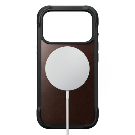 Nomad iPhone 17 Pro/iPhone 18 Pro Skal Rugged Leather Case Rustic Brown