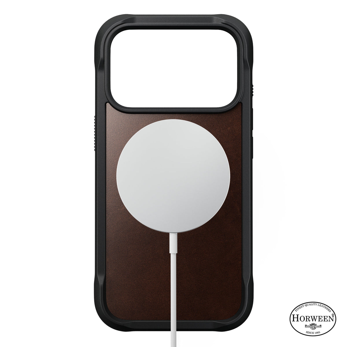 Nomad iPhone 17 Pro/iPhone 18 Pro Skal Rugged Leather Case Rustic Brown