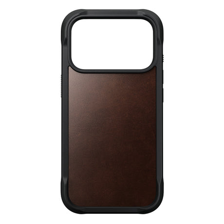 Nomad iPhone 17 Pro/iPhone 18 Pro Skal Rugged Leather Case Rustic Brown