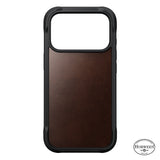 Nomad iPhone 17 Pro/iPhone 18 Pro Skal Rugged Leather Case Rustic Brown