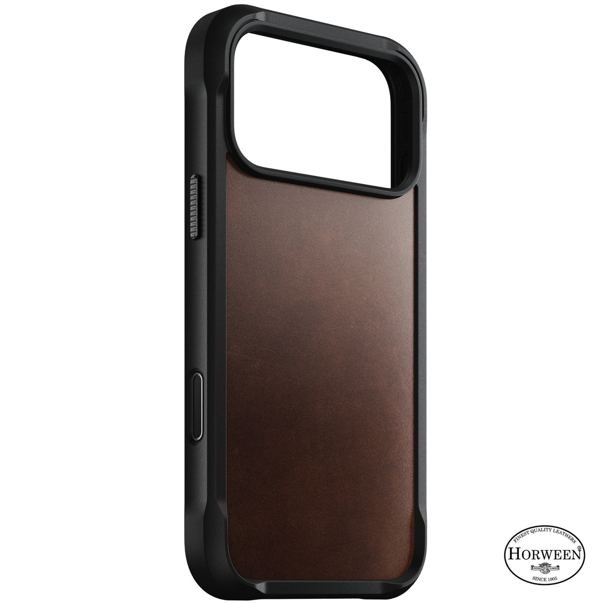 Nomad iPhone 17 Pro Max/iPhone 18 Pro Max Skal Rugged Leather Case Rustic Brown