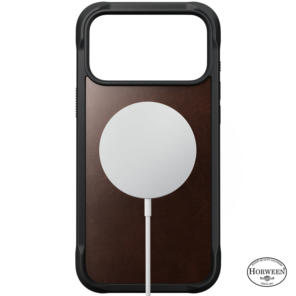 Nomad iPhone 17 Pro Max/iPhone 18 Pro Max Skal Rugged Leather Case Rustic Brown