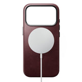 Nomad iPhone 17 Pro/iPhone 18 Pro Skal Traditional Leather Case Horween Burgundy