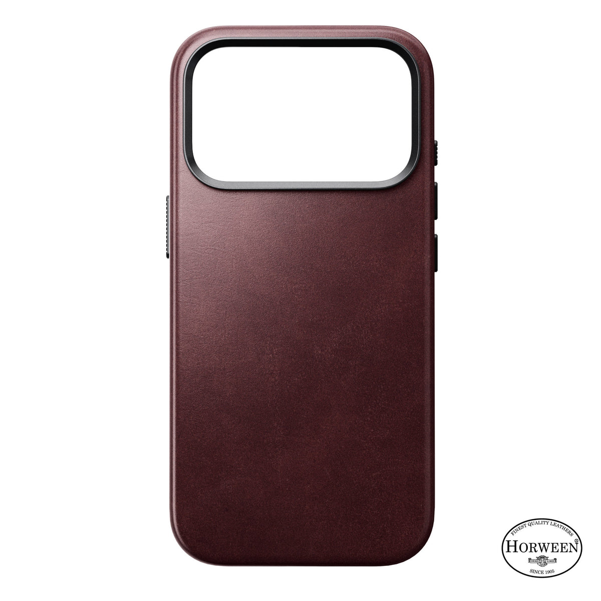 Nomad iPhone 17 Pro/iPhone 18 Pro Skal Traditional Leather Case Horween Burgundy