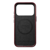Nomad iPhone 17 Pro/iPhone 18 Pro Skal Traditional Leather Case Horween Burgundy