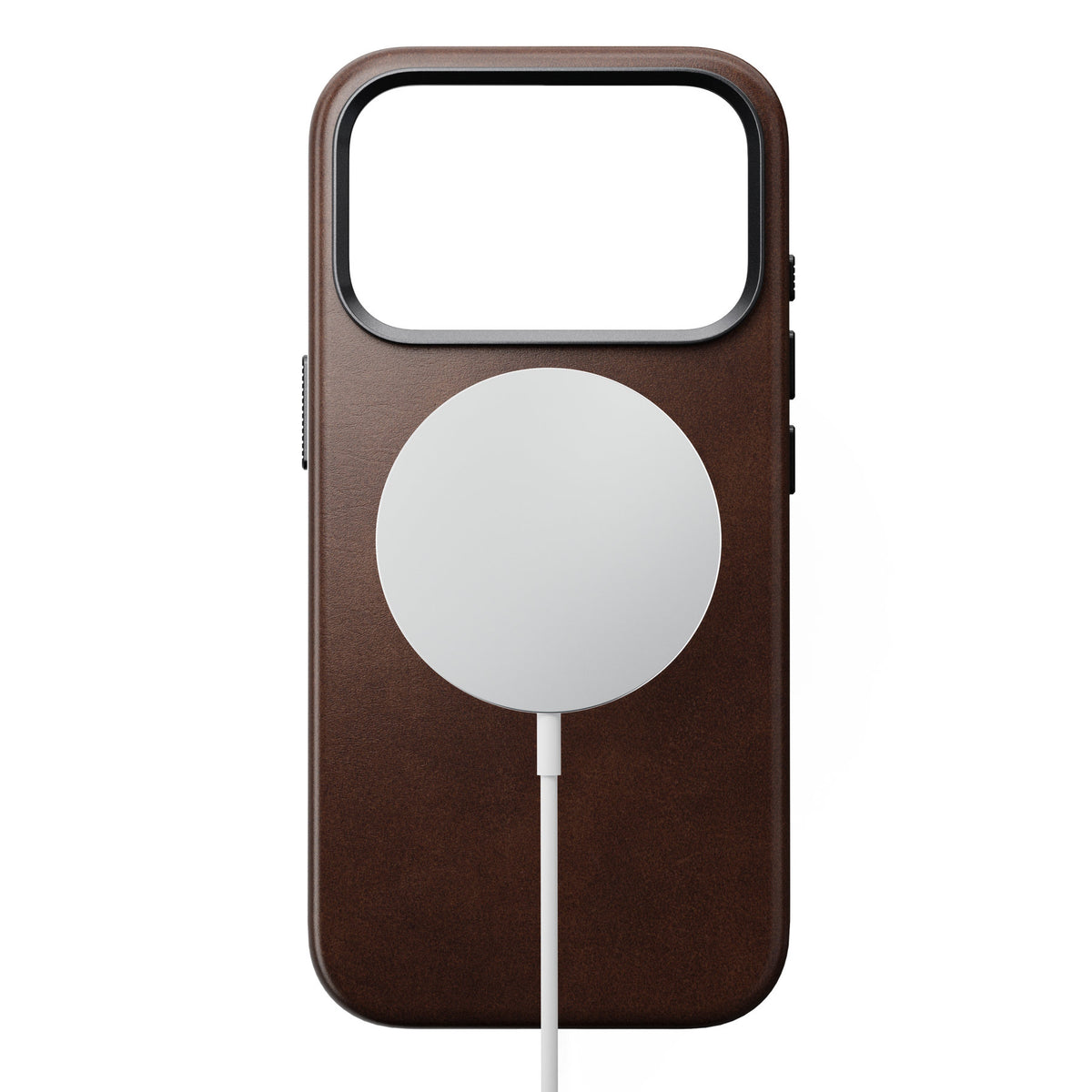 Nomad iPhone 17 Pro/iPhone 18 Pro Skal Traditional Leather Case Horween Rustic Brown